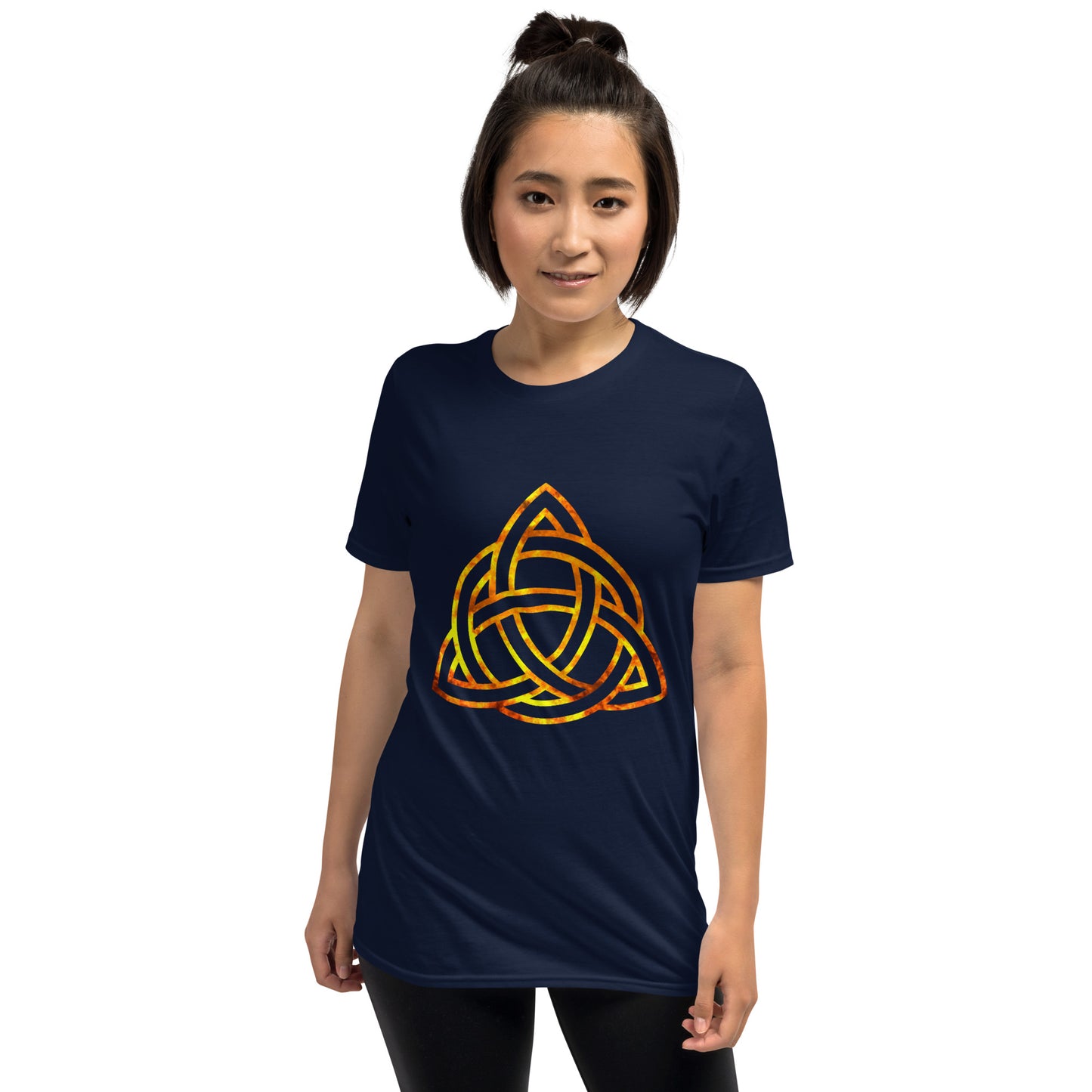 Celtic Knot Fire Short-Sleeve Unisex T-Shirt