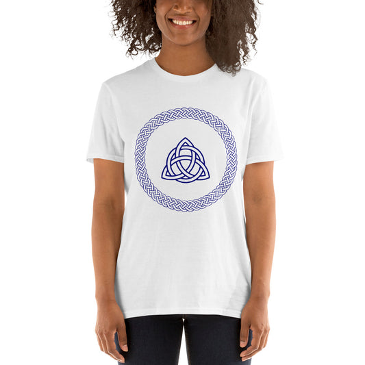 Celtic knot Blue Short-Sleeve Unisex T-Shirt