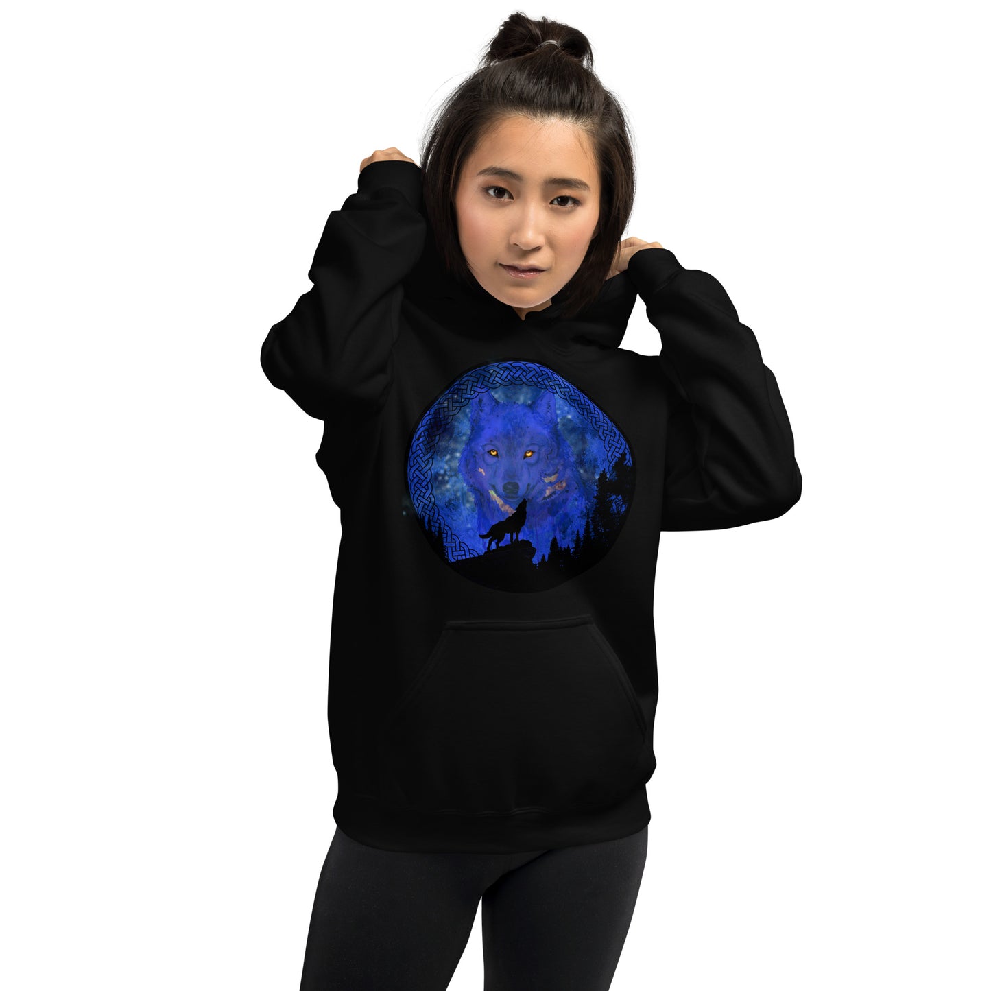 Midnight Wolf Hoodie