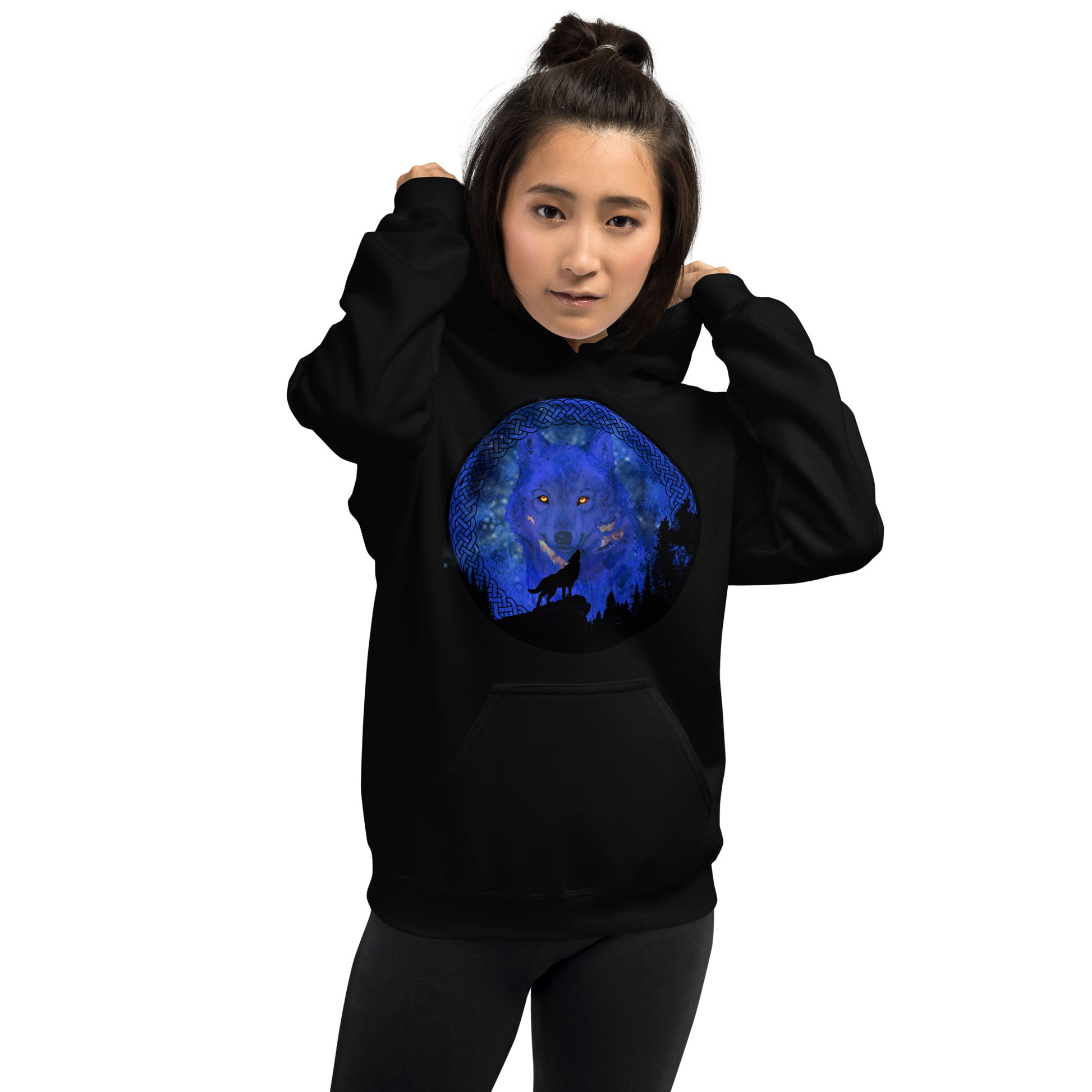 Midnight Wolf Hoodie