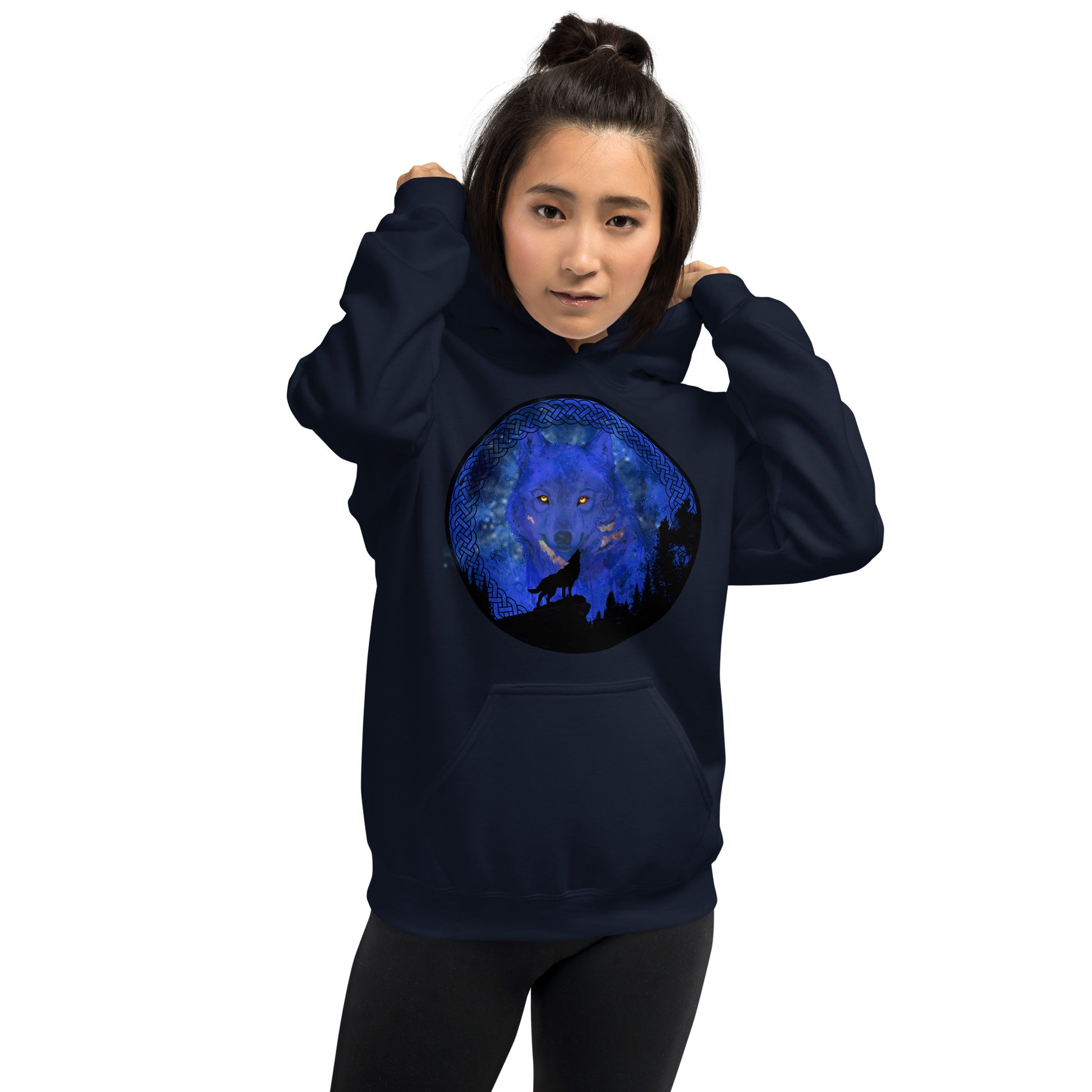 Midnight Wolf Hoodie